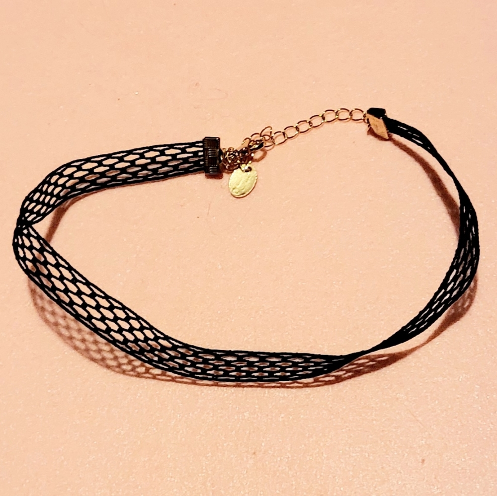 Two Black Choker Necklaces